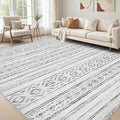 cotiled 5x8 Area Rug Living Room: Washable Boho Rugs by COTILED