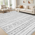 cotiled 10x14 Area Rug Living Room: Washable Boho Rugs by COTILED