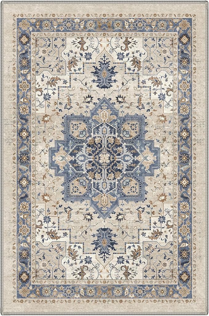 GENIMO 2x5 Runner Rugs for Hallway, Machine Washable Non Slip Vintage Rugs - Image 6