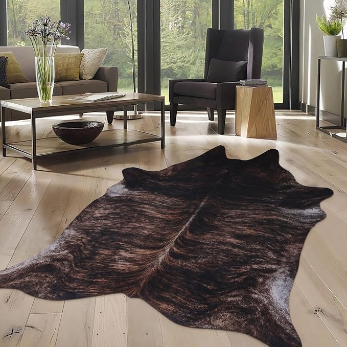 Cow Hide Faux Cowhide Rug: Cow Print Rug by WARMHAVEN