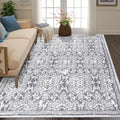 Vaukki Living Room Rug, Vintage Shaggy Soft Laundry Rug, Non Slip Kitchen Area by Vaukki