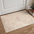 GENIMO Area Rug 2x3 Doormat, Machine Washable Low Pile Rugs, Small Retro by GENIMO