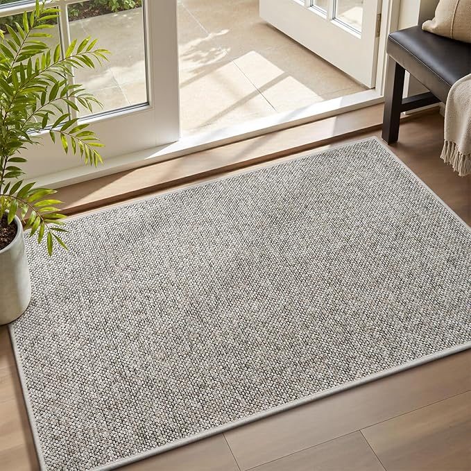MontVoo Door Mat Indoor Entrance Doormat, Absorbent Durable Rubber Non Slip by MontVoo