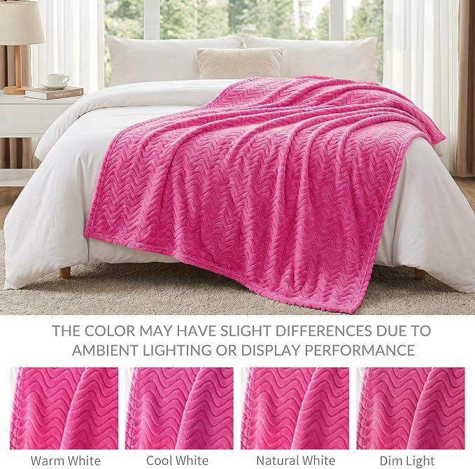 Exclusivo Mezcla King Blanket for Bed, Cozy Lightweight Fleece Blankets for All - Image 5