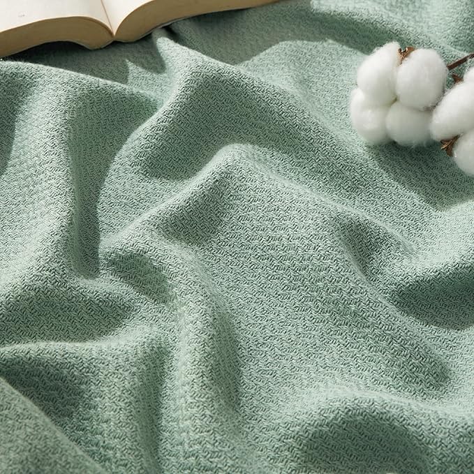 Bedsure GentleSoft 100% Cotton Blanket Twin XL Size by BEDSURE
