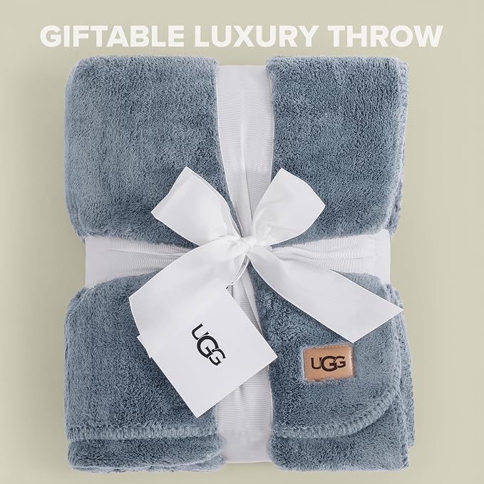 UGG Whitecap Twin Blanket, Soft Cozy Fleece Blanket - Image 6