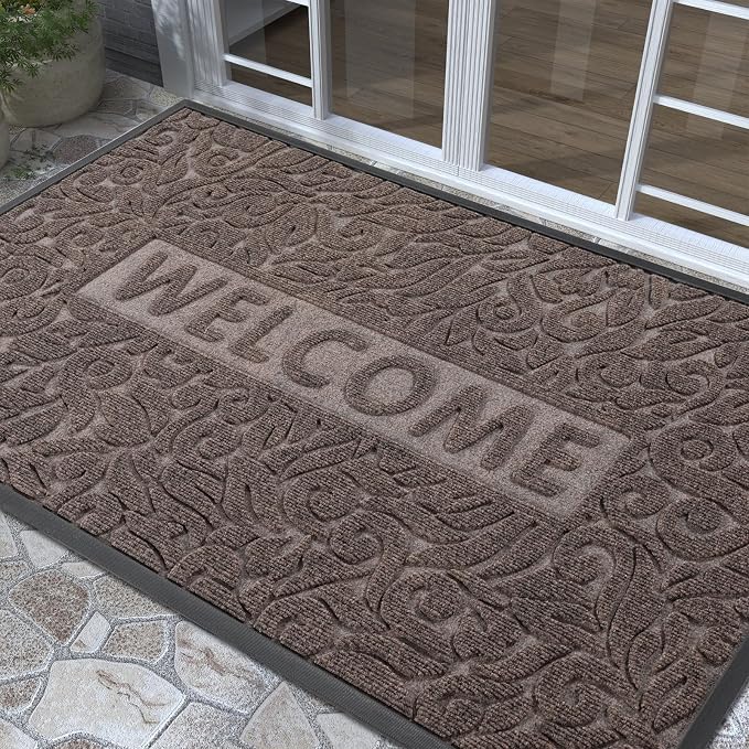 Yimobra Large Welcome Mat 60x36, Waterproof Non-Slip Outdoor Mats by Yimobra