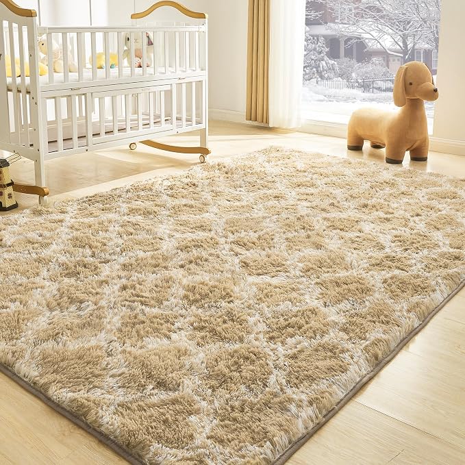 Litanika 4x6 Geometric Shag Area Rug - Image 4