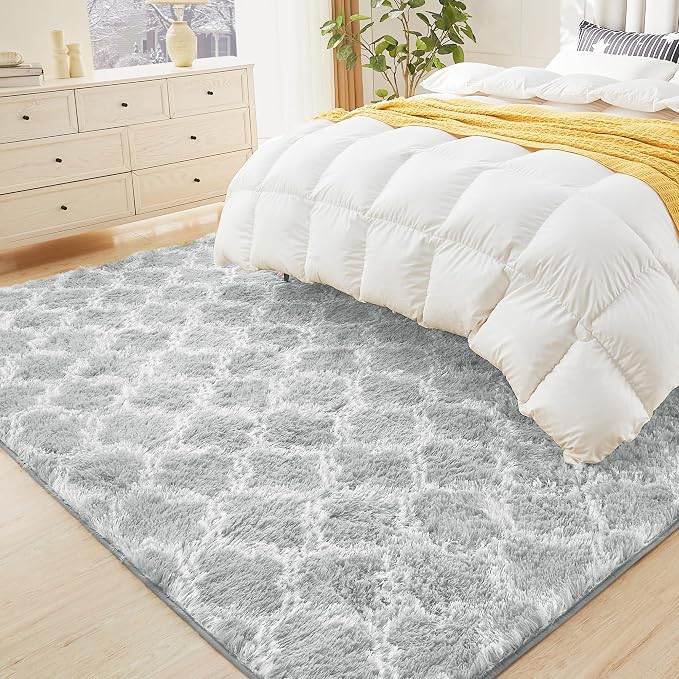 Litanika 3x5 Geometric Shag Area Rug - Image 3