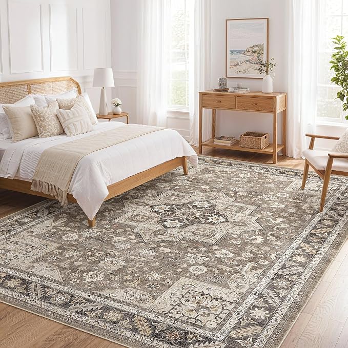 Vintage Living Room Area Rug 5x7 - Image 8