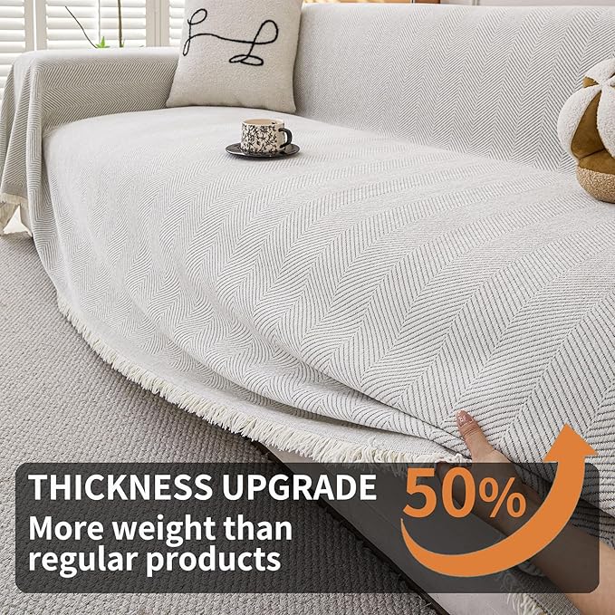 HAOMAIJIA Non Slip Couch Cover Sofa Covers - Image 4