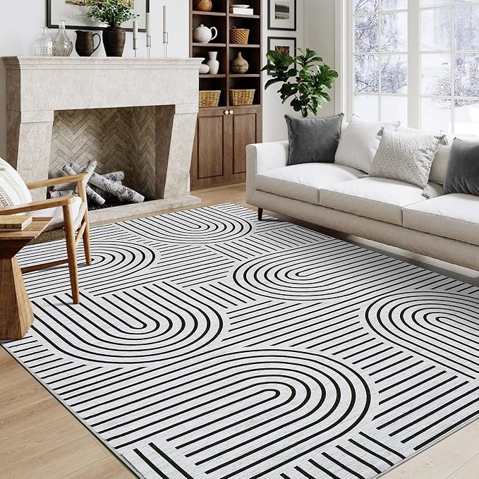 ROYHOME Washable Rug 10x13 Area Rugs by ROYHOME