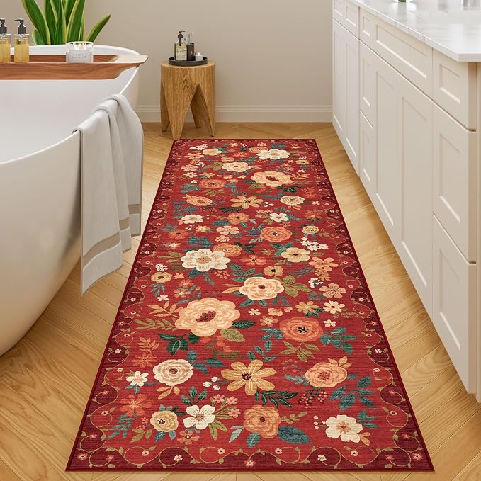 DUKINO 2x6 Runner Rug for Hallway, Washable Kitchen Runner Rug - Image 3