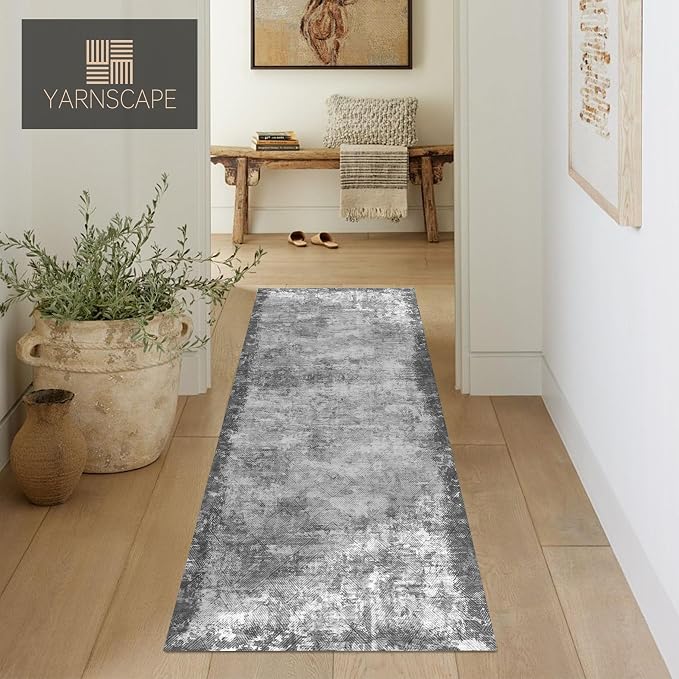 YARNSCAPE 2'6'' x 8' Washable Area Rug - Image 3