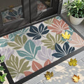 DEXI Front Door Mat Outside Entrance, Fall Autumn Entryway Doormat Dirt Trapper by DEXI