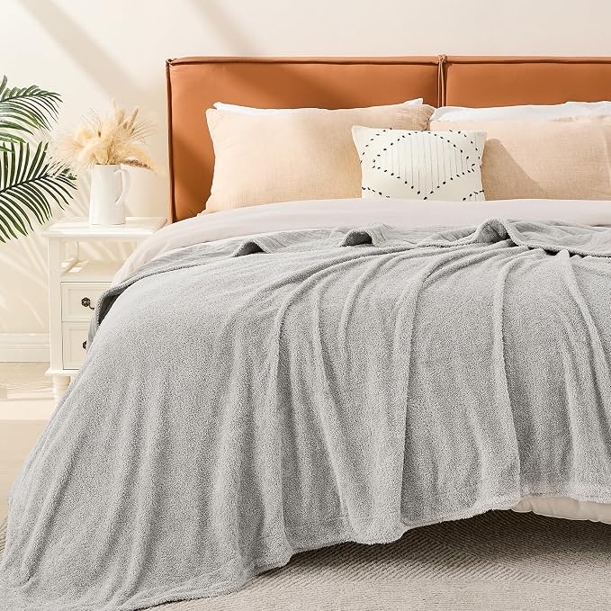 EMME Muslin and Fleece Queen Blanket Reversible by EMME
