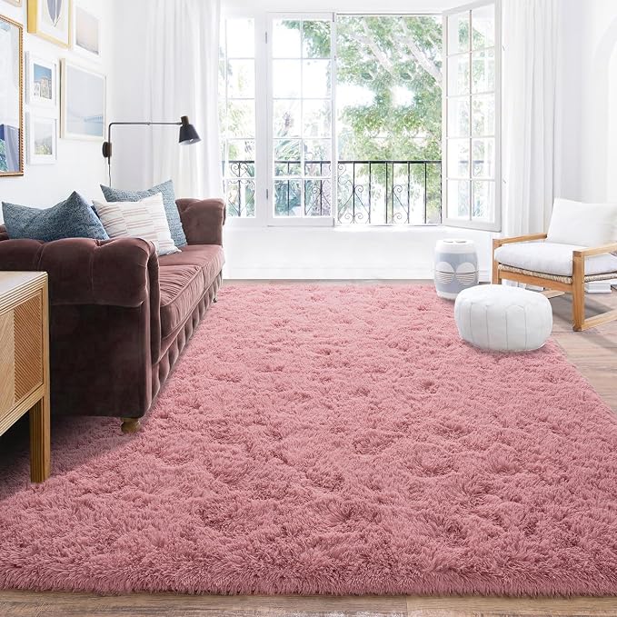 Rugs for Living Room 5x7, Soft Shaggy Modern Shag Area Rug for Bedroom - Image 7