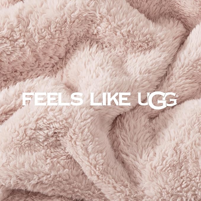 UGG Whitecap Twin Blanket, Soft Cozy Fleece Blanket - Image 3