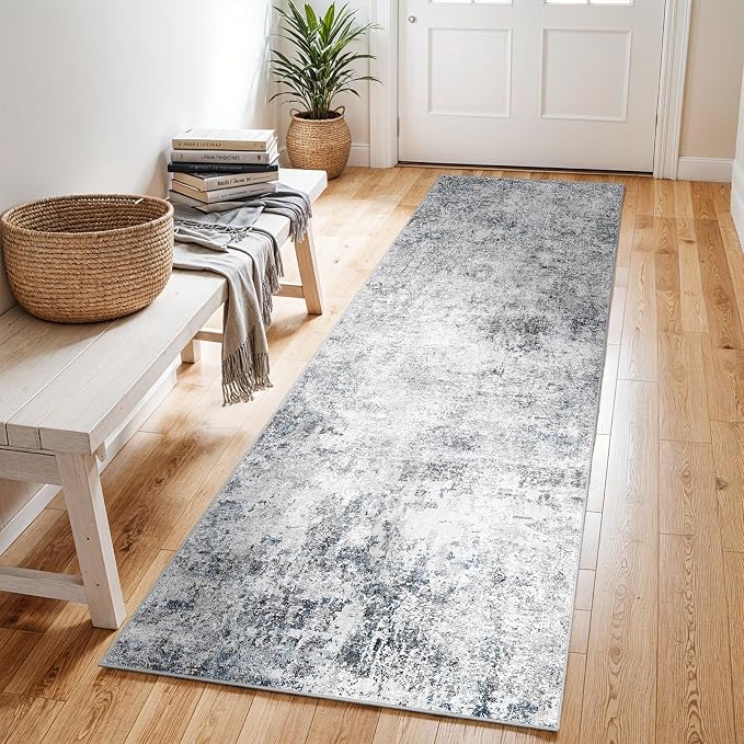 2x6 Washable Kitchen Runner Rug – Abstract Non-Slip Mat - Image 2
