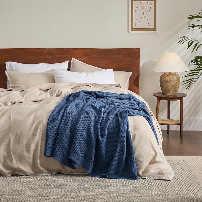 Bedsure Gentlesoft 100% Cotton Blanket Twin XL Size - Image 6