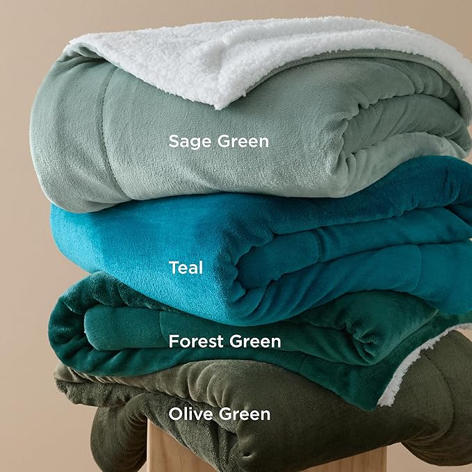 Bedsure GentleSoft Sherpa Fleece Throw Blanket - Image 5