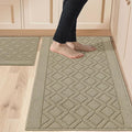 COSY HOMEER 48x20 Inch/30X20 Inch Kitchen Rug Mats Made of 100% Polypropylene 2 by COSYHOMEER