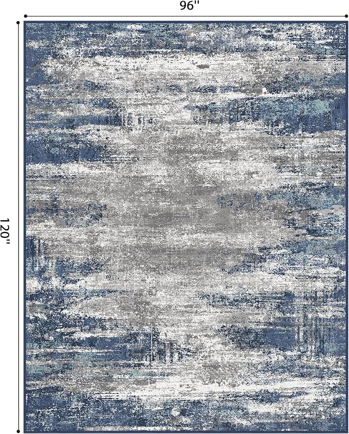 GENIMO 8x10 Area Rugs, Machine Washable Rugs - Image 2