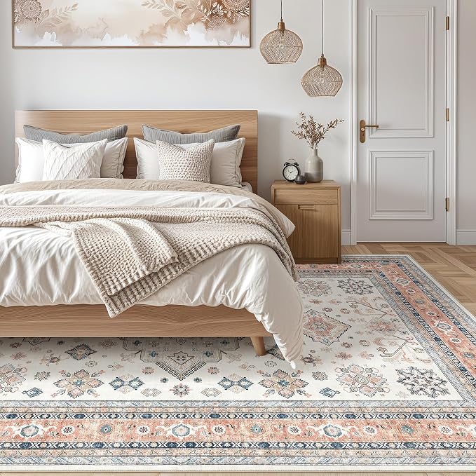 Vintage Living Room Area Rug 6x9 - Image 6