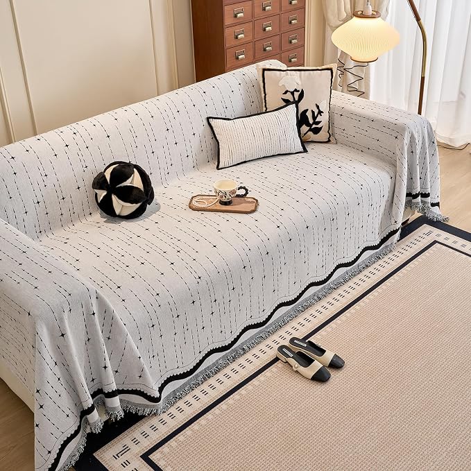 ROOMLIFE Couch Cover Boho Sofa Covers - Image 3