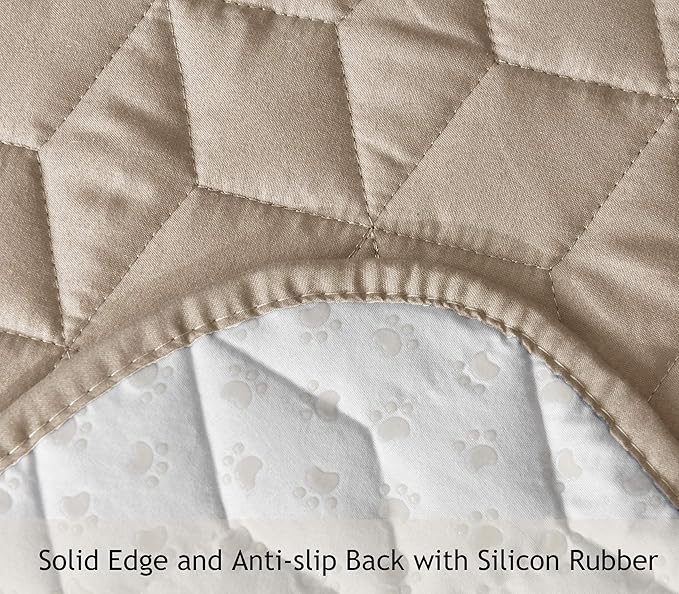 Ameritex Couch Sofa Slipcover 100% Waterproof Nonslip Quilted Furniture - Image 5