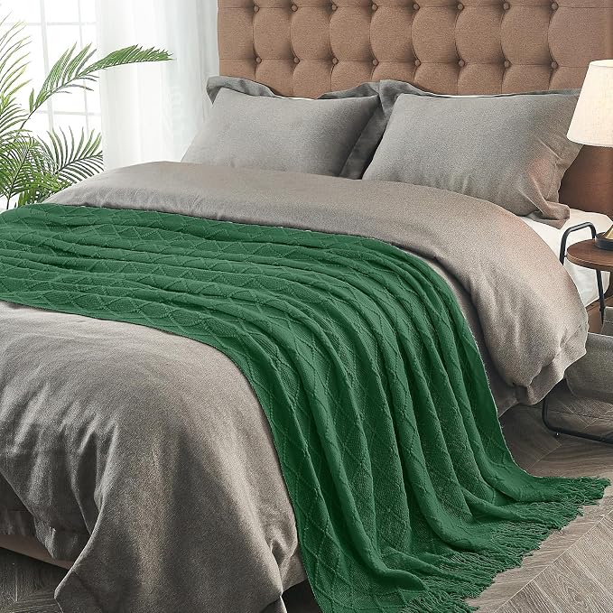 inhand Knitted Throw Blanket for Couch and Bed, Soft Living Room Home Decor - Image 4