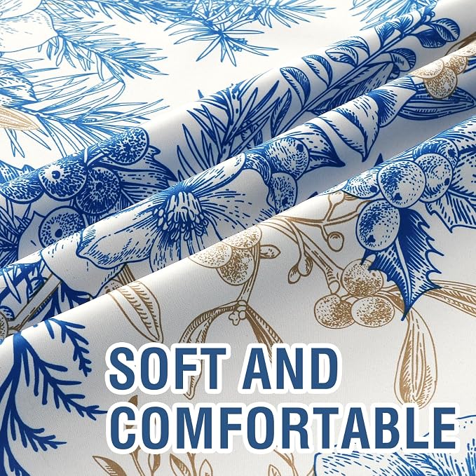 H.VERSAILTEX 100% Blackout Curtains 96 inch Length 2 Panels Set Vintage Floral - Image 5