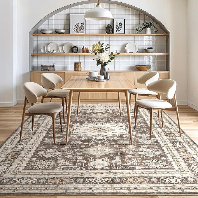 Vintage Living Room Area Rug 10x13 - Image 7