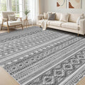 cotiled 5x8 Area Rug Living Room: Washable Boho Rugs by COTILED