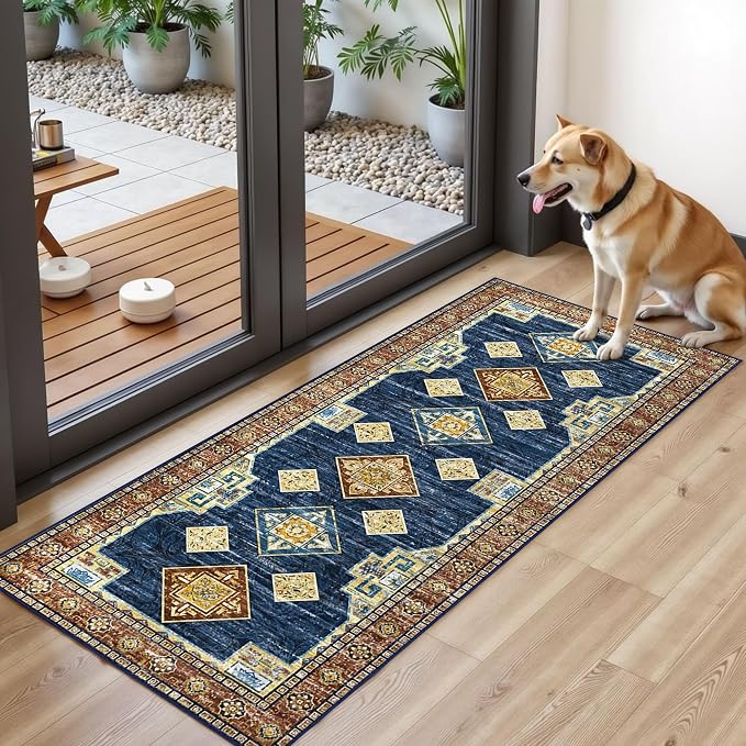 Tritard Non Slip Kitchen Rugs Sets of 3 Washable Boho Kitchen Mats - Image 7