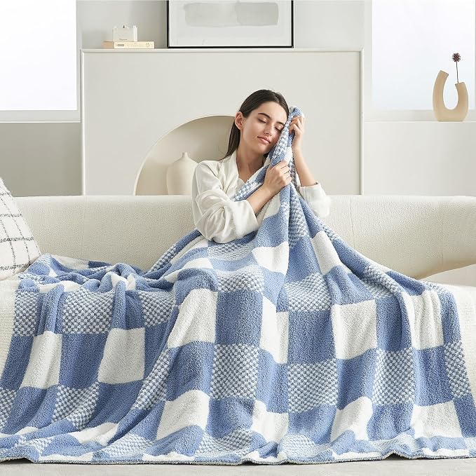 Snuggle Sac Checkered Blanket, 60x80 inches - Image 5