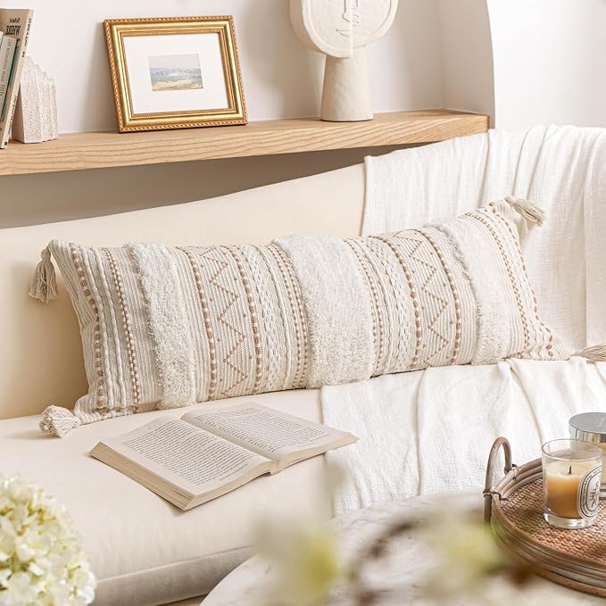 BlissBlush 14x36 Lumbar Pillow Cover - Image 7
