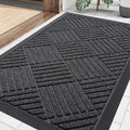 Smiry Front Door Mat Outside Entrance, Heavy Duty Outdoor Indoor Mat, Natural by Smiry