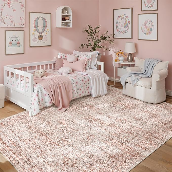 6x9 Area Rug for Living Room Washable Non-Slip Modern Rugs for Bedroom Dining - Image 3