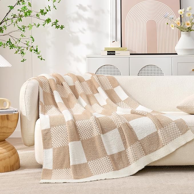 Snuggle Sac Checkered Blanket, 50x70 inches by SnuggleSac