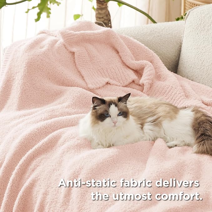 Bedsure Gentlesoft Knit Twin Blanket - Image 2