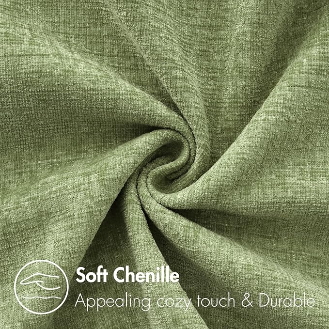 MIULEE Pack of 2 Couch Throw Pillow Covers 18x18 Inch Spring Soft Sage Green - Image 2