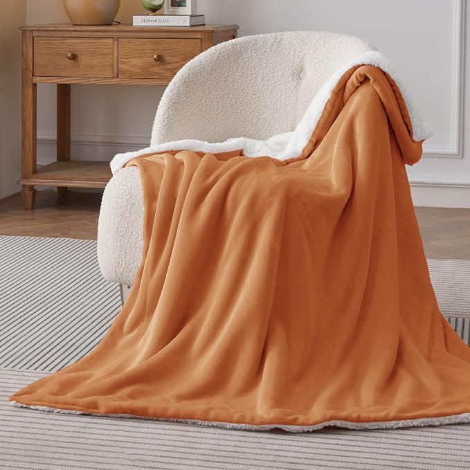 Bedsure GentleSoft Sherpa Fleece Twin Size Blanket - Image 3