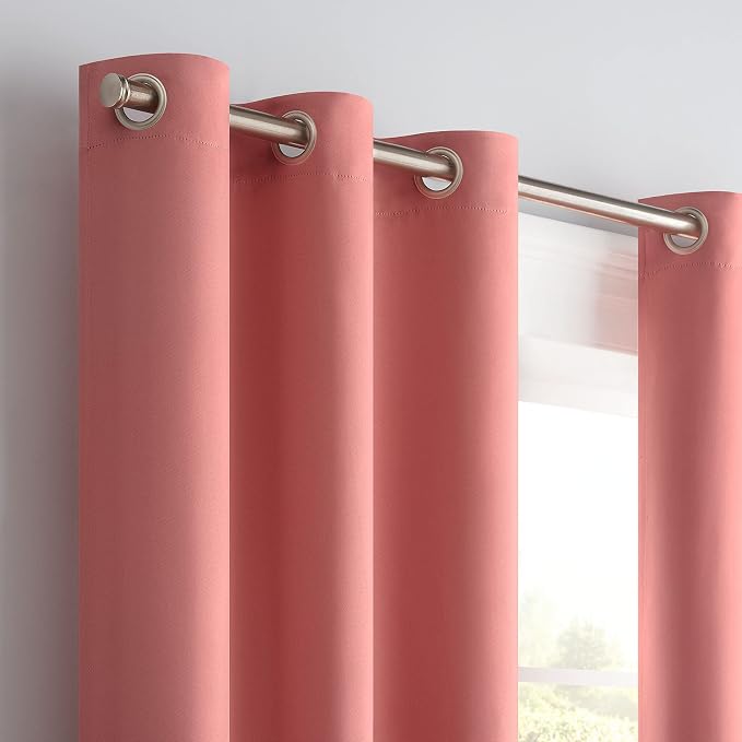 Eclipse Darrell Modern Blackout Thermal Grommet Window Curtains - Image 2