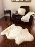 Free Shape Luxury Soft Fluffy Shag Area Rug Single 2’x3’, 60x90cm by LAMBZYRUGS