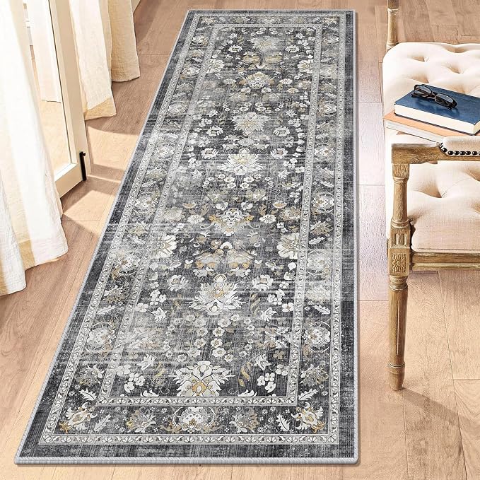 LOKHOM Washable Runner Rug, 2x6 Non-Slip Vintage Kitchen Rug - Image 8
