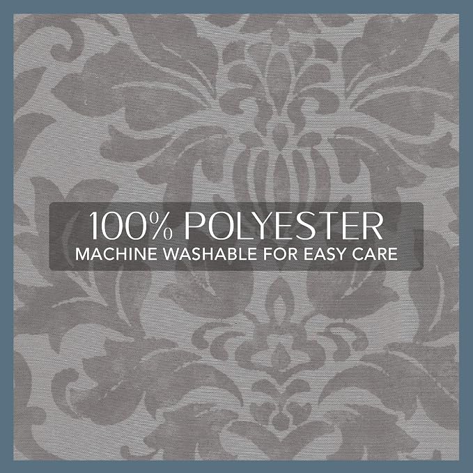 Elrene Home Fashions Antonia Floral Damask Blackout Single Window Curtain Panel - Image 5