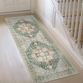 GENIMO 2'6"x8 Runner Rugs for Hallway, Machine Washable Non Slip Vintage Rugs by GENIMO