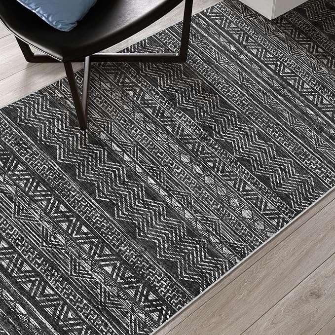 4x10 Washable Hallway Runner Rug：Moroccan Non-Slip Wide Runners - Image 7