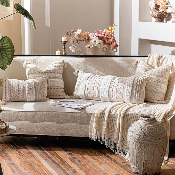 BlissBlush 14x36 Lumbar Pillow Cover - Image 9